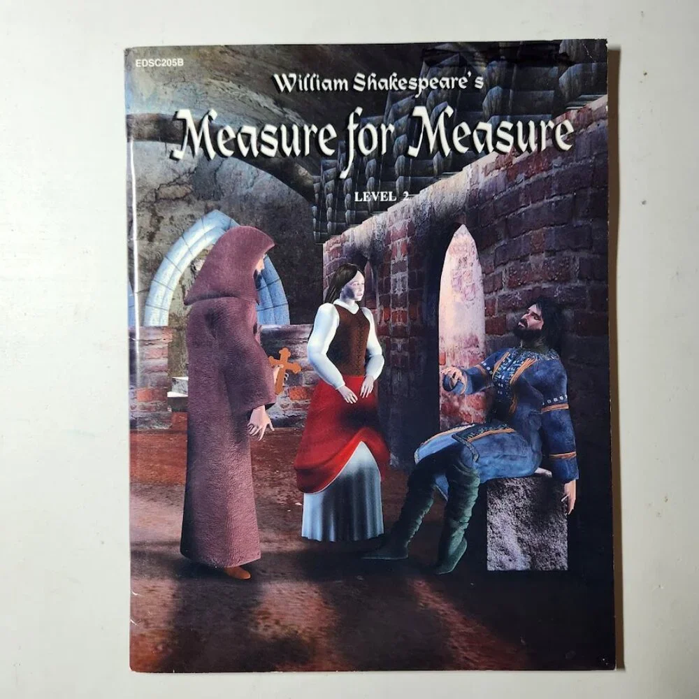 William Shakespeare Measure for Measure Workbook Reading Old World Literature